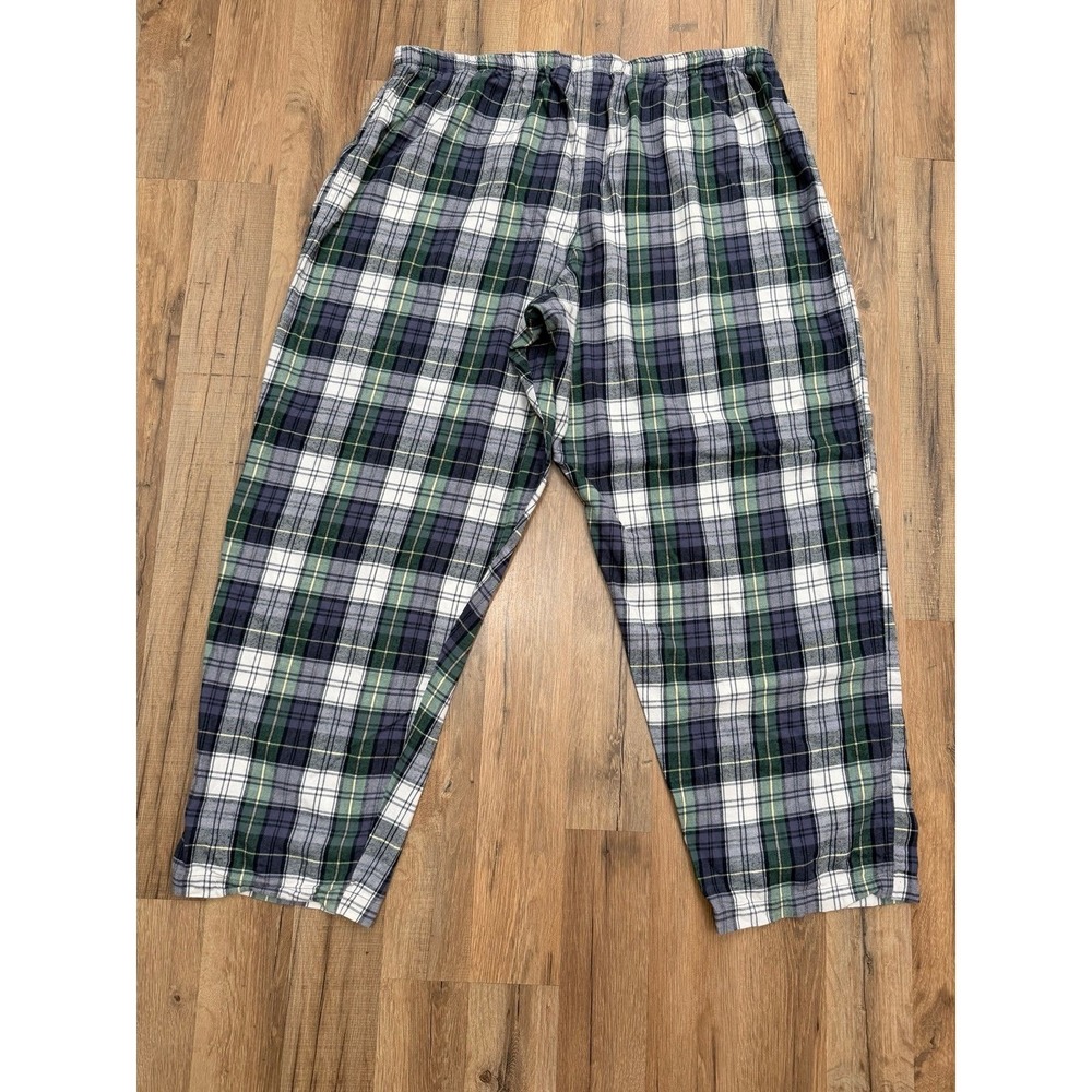 Disney Store Plaid Pajama Pants Green Blue Cotton‎ Lounge Sleep Size XL - Picture 3 of 8